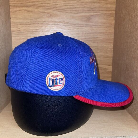Vintage Max Papis Miller Lite #7 Nascar Racing Strapback Hat “Feel The Speed” - Picture 4 of 10